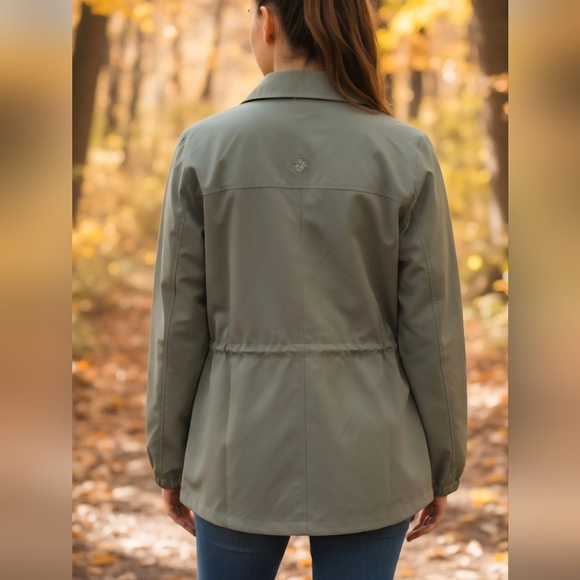 Columbia Women's Light Green Utility Jacket Size XL - Picture 2 of 11